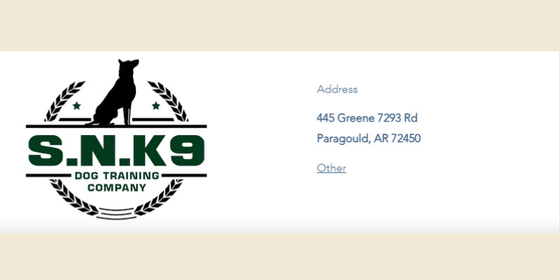 S.N. K9 business image in Paragould, Arkansas